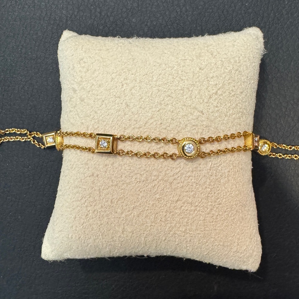 Penny Preville 18K YG and Diamond Bracelet